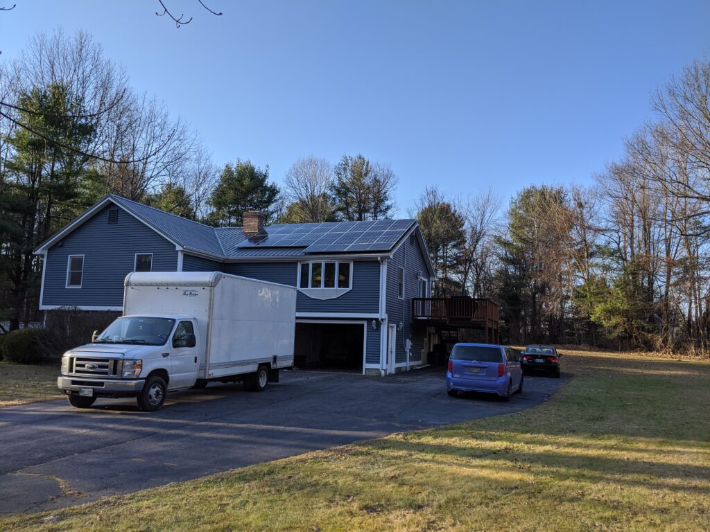 Solar install in North Berwick, Maine